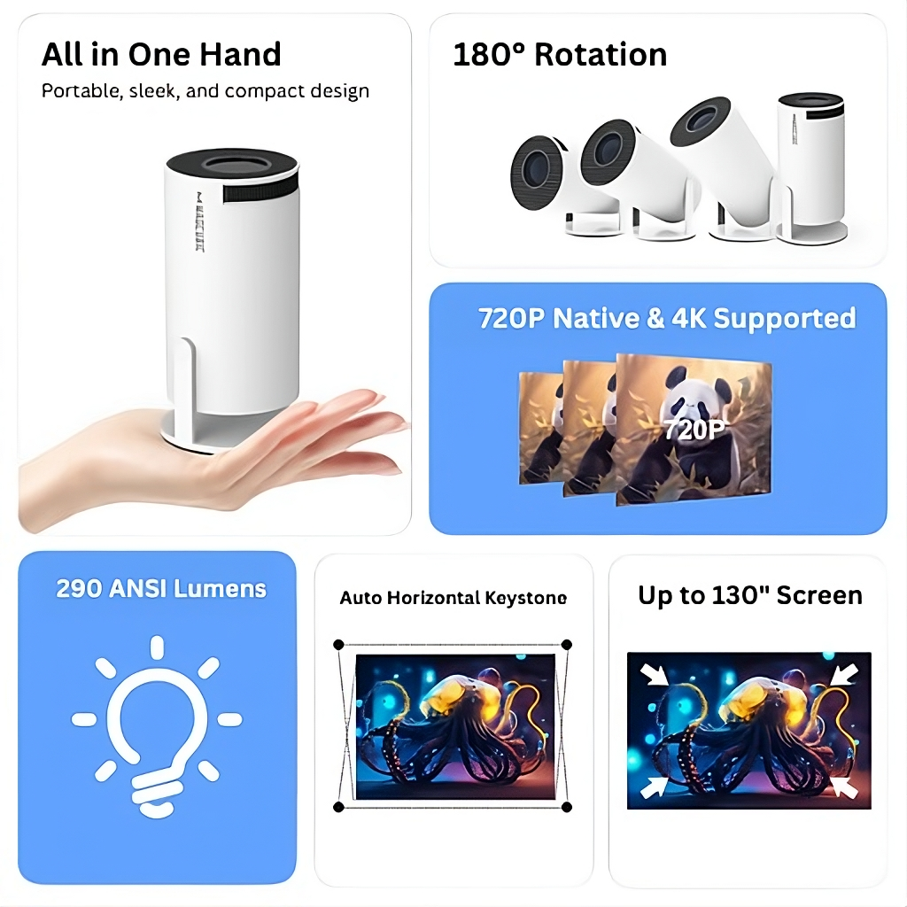 LumoBeam - Smart Mini Projector